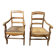 Ensemble de fauteuils provençaux antiques en bon état