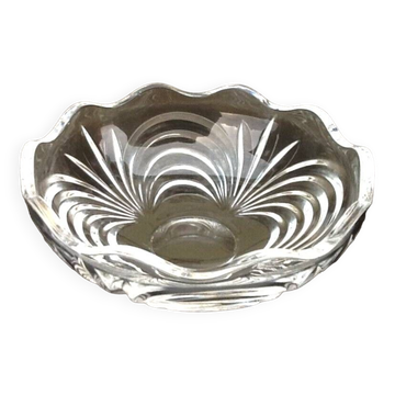 1970s Cristal d'Arques polylobed cup/tray