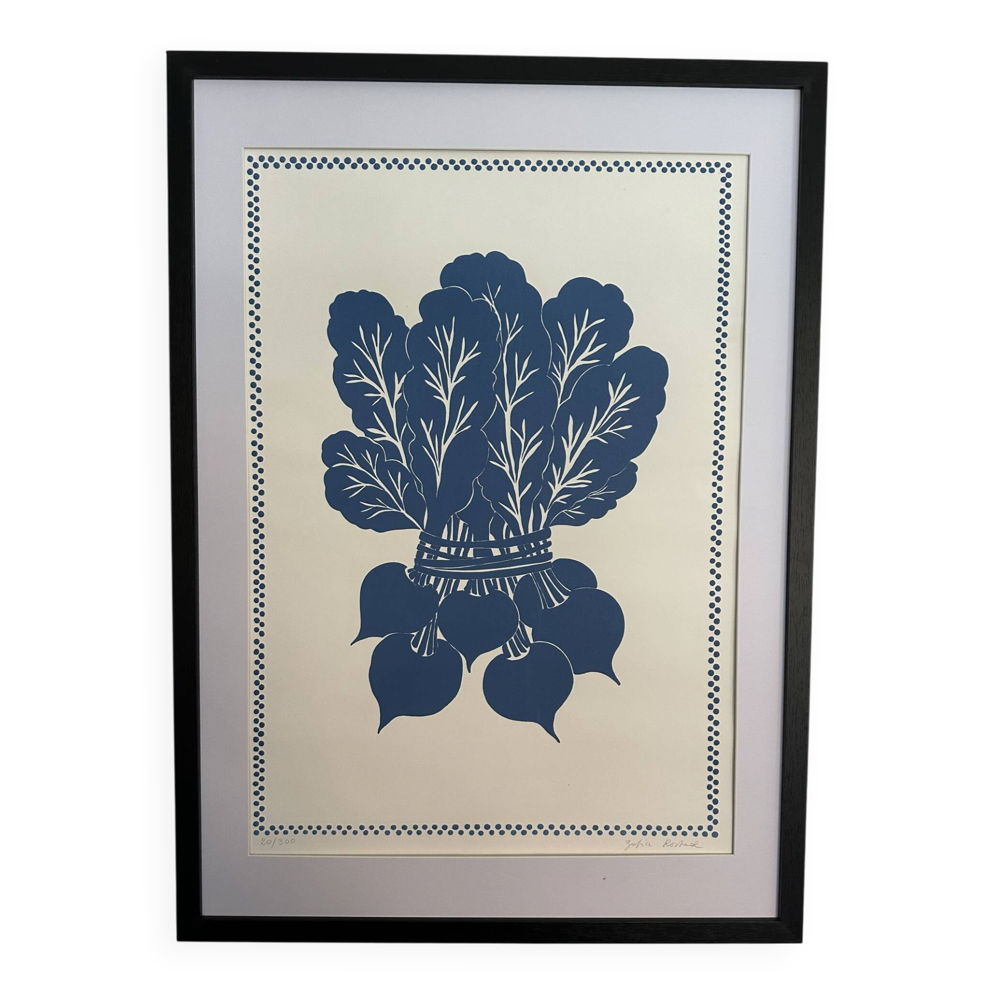 Estampe, litographie de Zofia Rostad