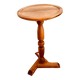 Louis Philippe style tripod pedestal table in solid walnut 20th century