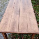 Oak and chestnut farm table