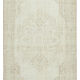 Handmade one-of-a-kind oriental beige carpet 191 cm x 314 cm