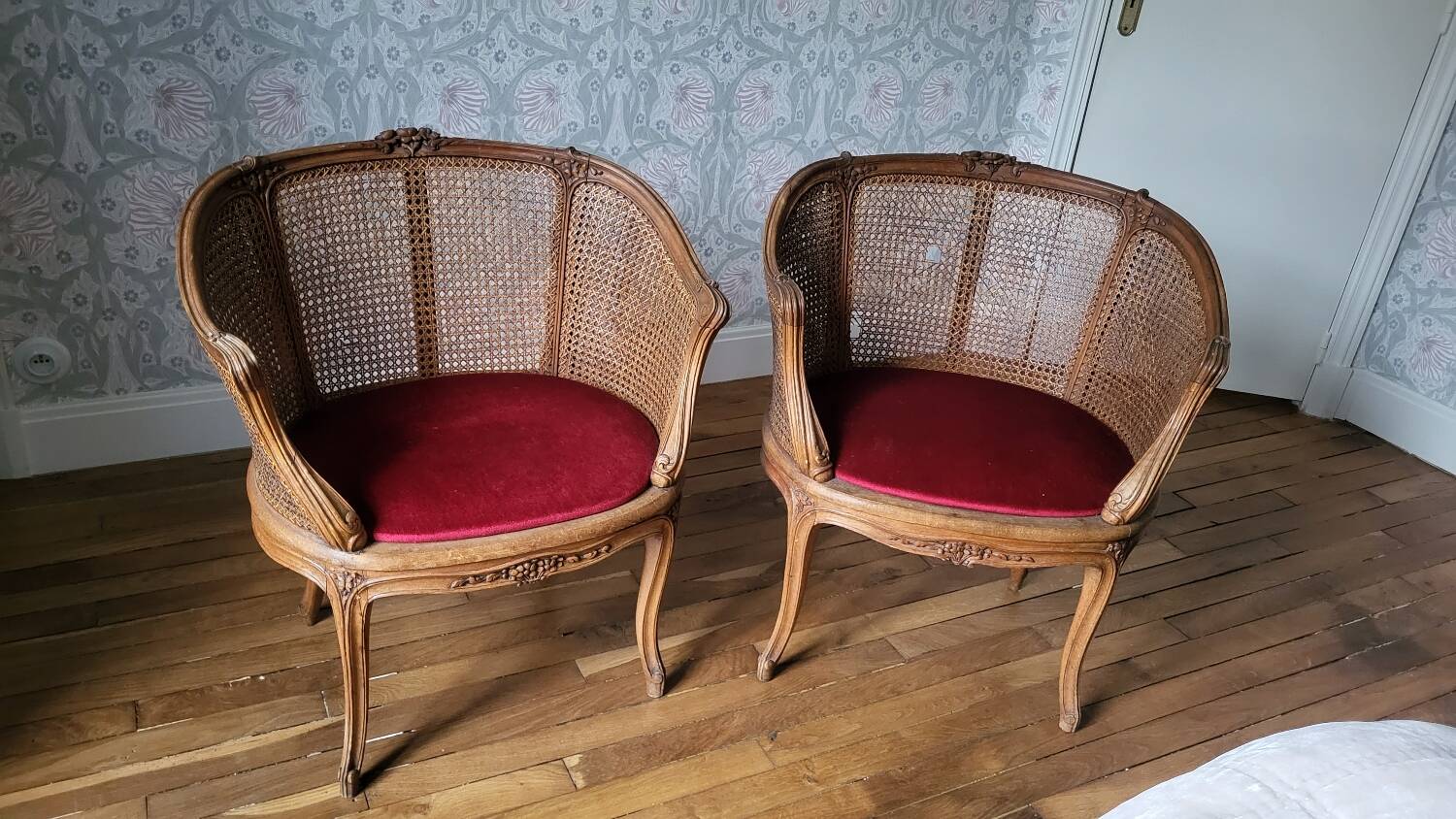 Pair of 19th-century armchairs