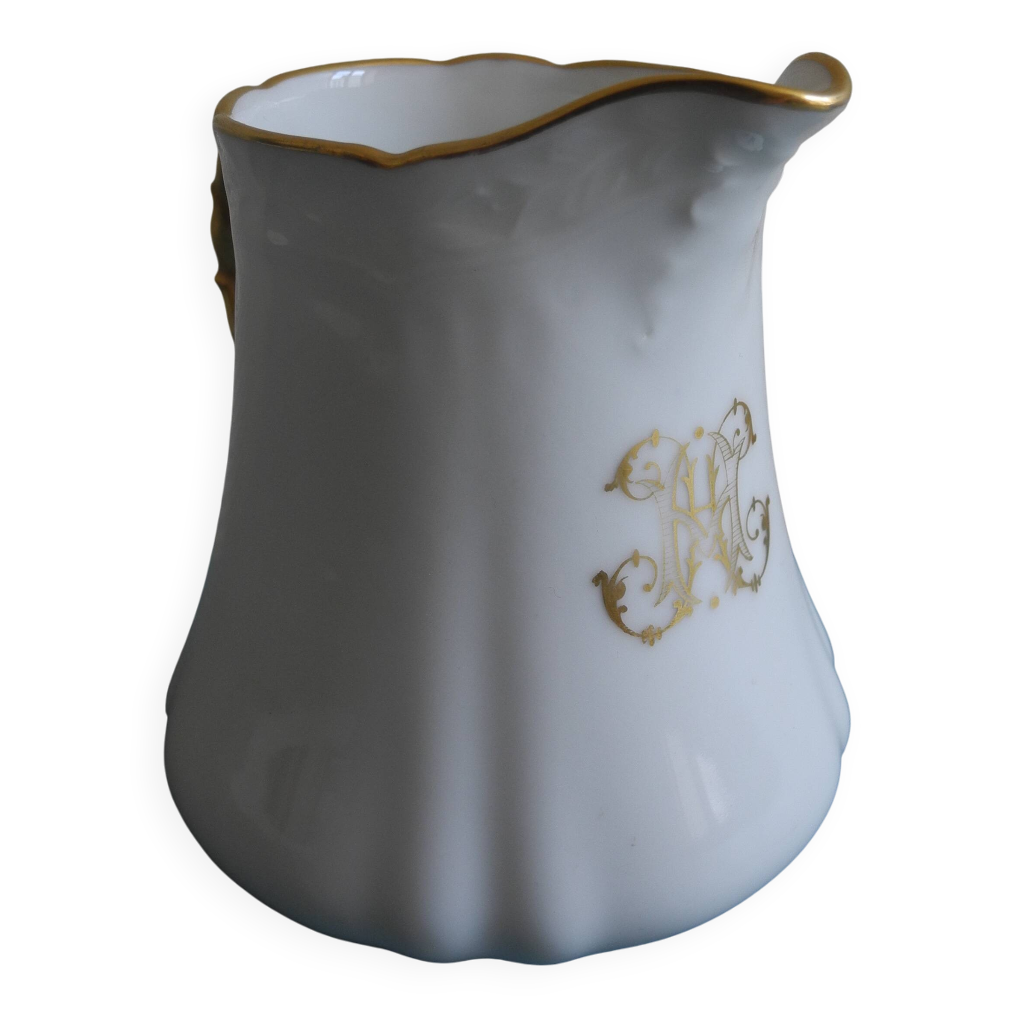 old porcelain creamer milk jug Limoges old porcelain creamer milk jug
