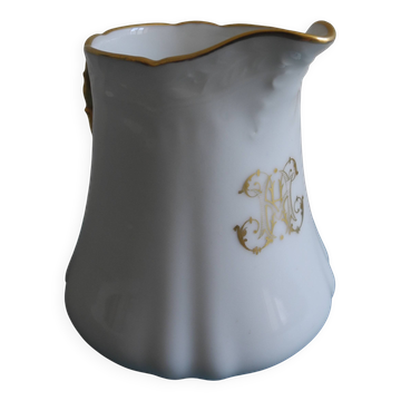 Crémier, pot lait vintage en porcelaine de Limoges