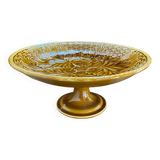 Gien slipware compote dish