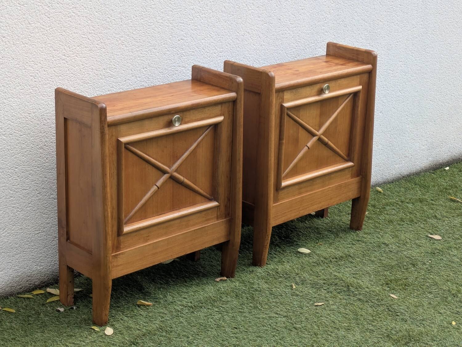 Paire de chevets vintage 1950-1960