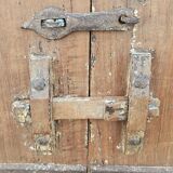 Old wooden tribal window