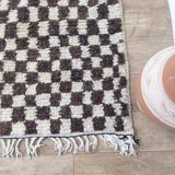 Handmade wool Berber rug 300X195 cm