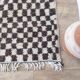 Handmade wool Berber rug 300X195 cm