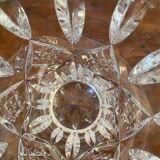 Straight, slightly flared crystal vase