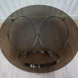 Mid-Century Space Age Round Coffee Table by Knut Hesterberg, 1960s