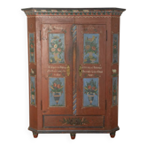 Antique farmhouse wardrobe from the 18th century
