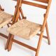 Table vintage de Silvio Coppola / Fratelli Montina + chaises. Italie, 1970s