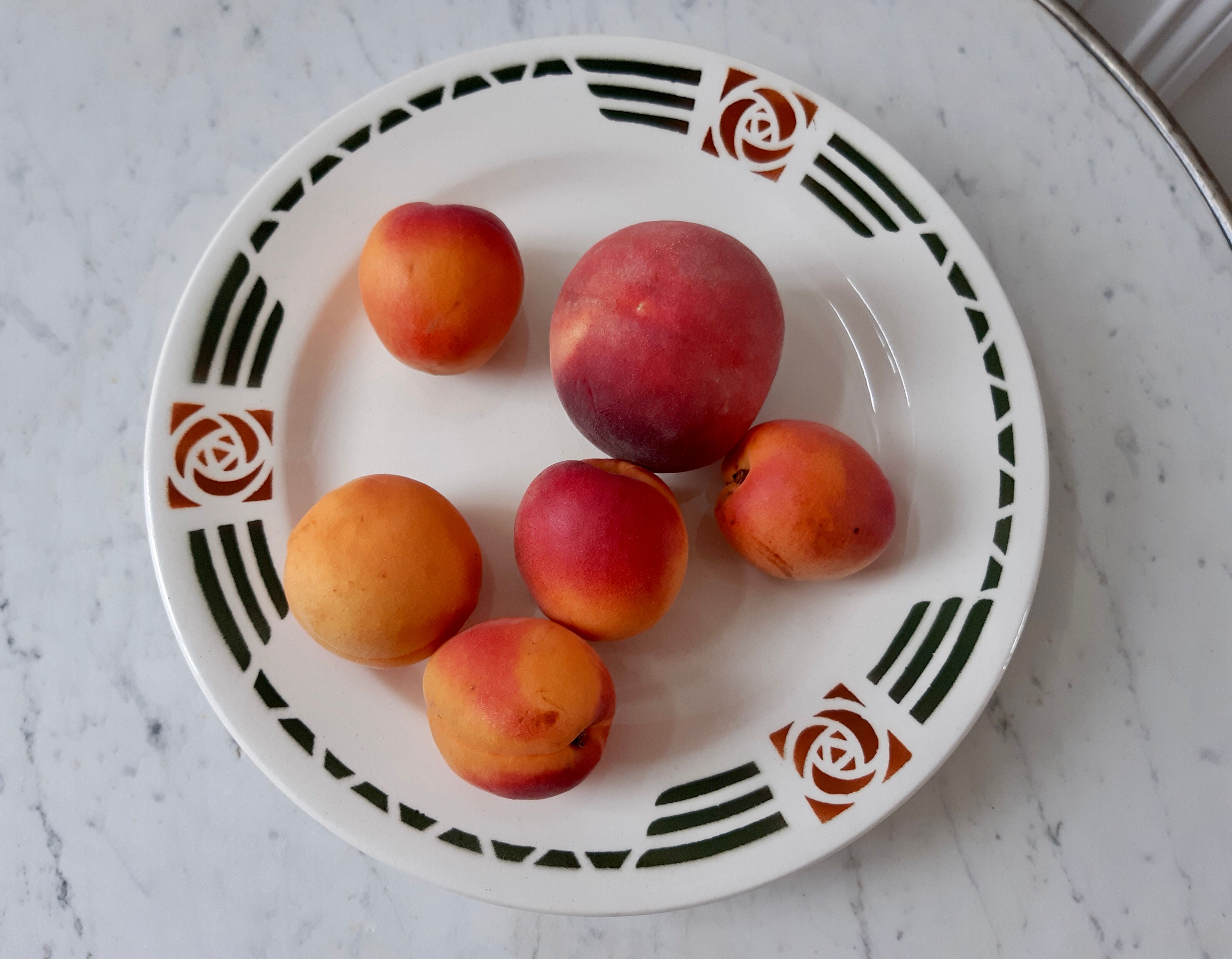 Compotier Terre de Fer Salins E Charbonnier model Courbet