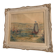Old Watercolour Painting Shepherdess with Sheep Landscape Henry Charles