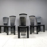 Post modern dining chairs by Pietro Costantini, 1980s, set of 6