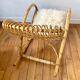 Rocking chair rattan Rohe Noordwolde 60s or rocking chair