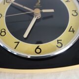 Jaz clock vintage yellow formica