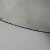 Old, chise-chisled mirror art deco silvering copper