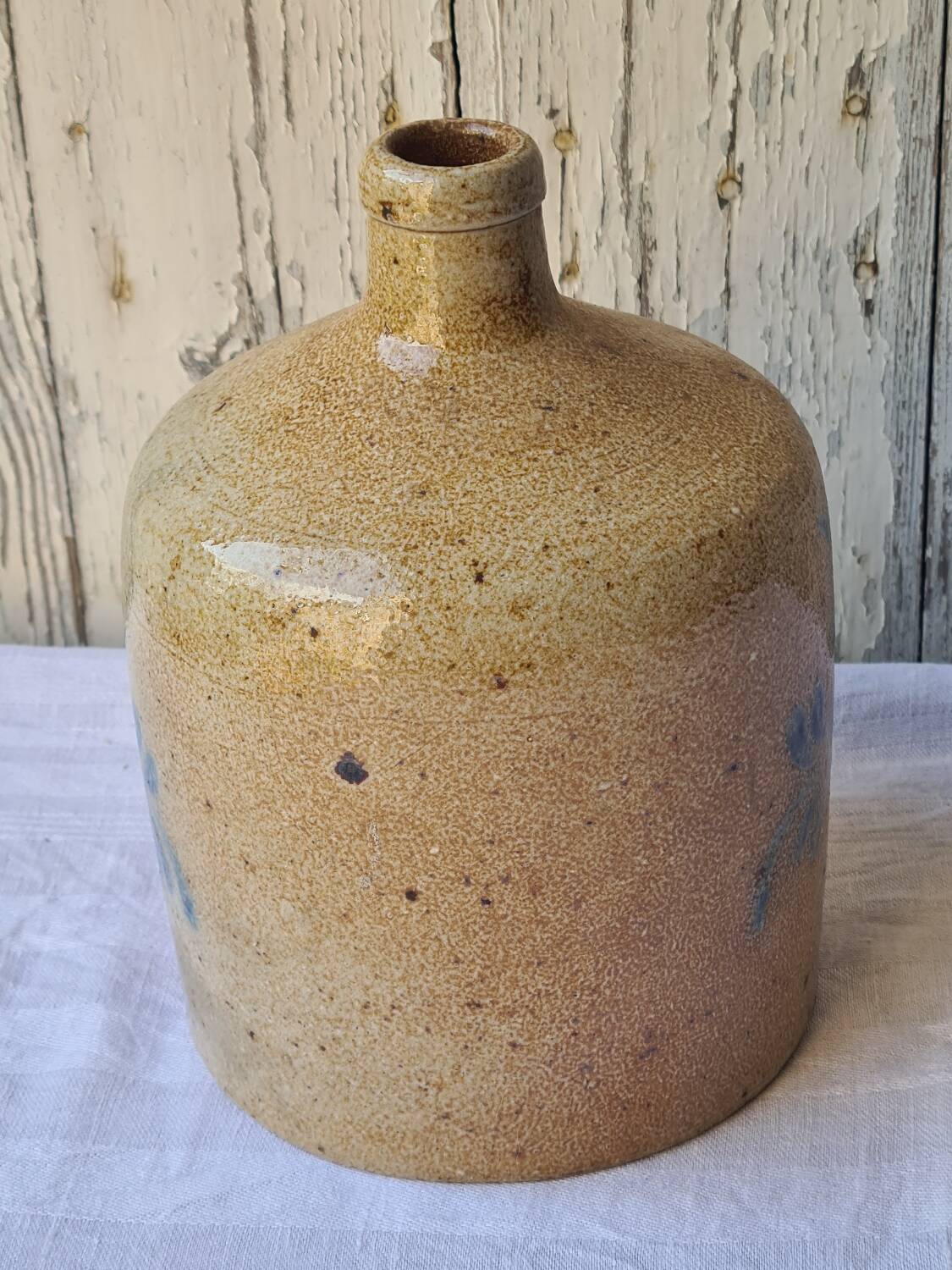 Vase, glazed stoneware pitcher