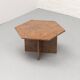 Table basse en granit des années 1970