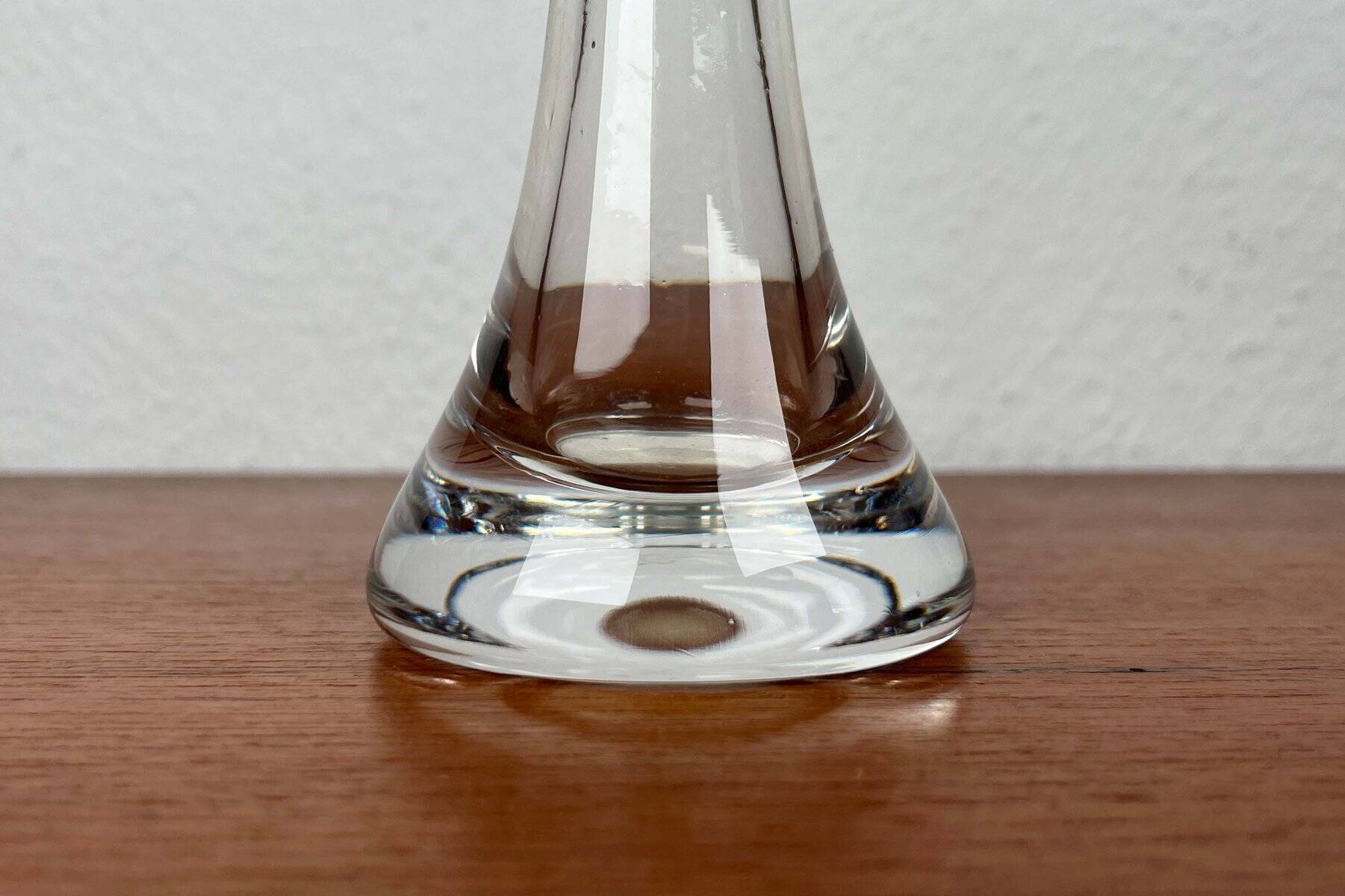 Vintage glass vase from the German Flamingo series by Peill & Putzler, 1970s.