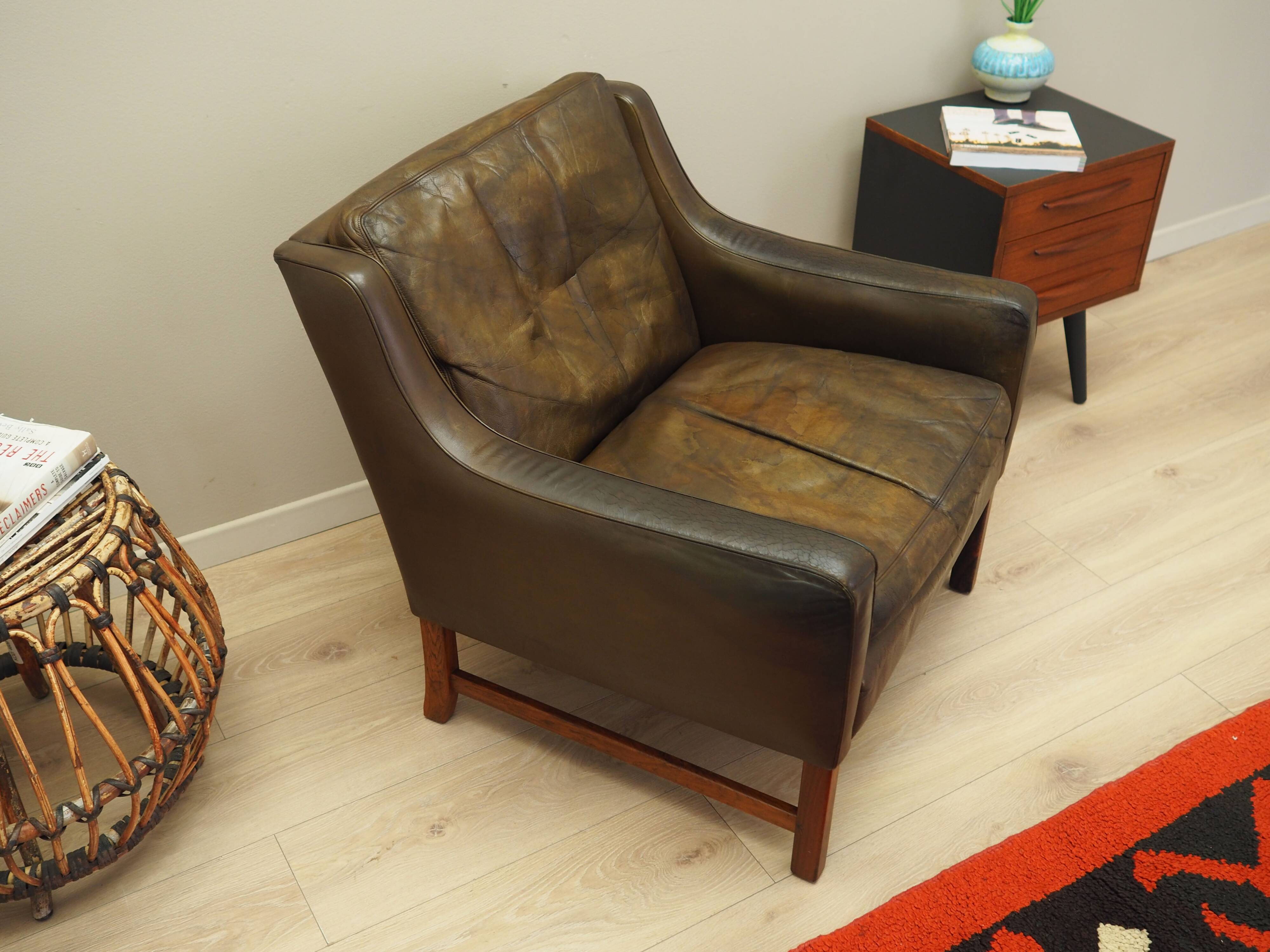 Rosewood armchair, Scandinavian design, 1960s, designer: Fredrik Kayser, pr