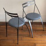 Paire de chaise pliante, 1980