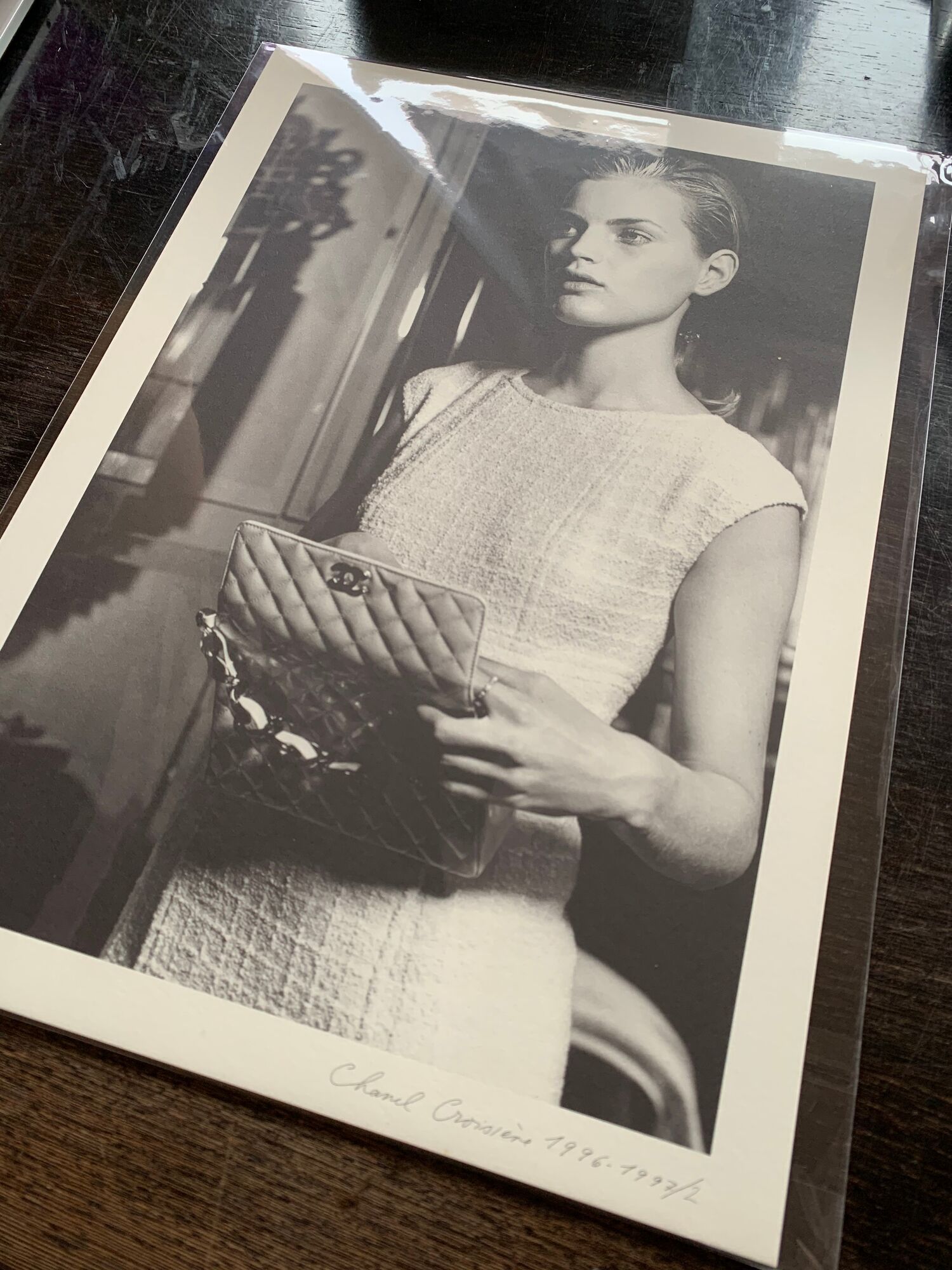 Vintage photo Karl Lagerfeld for Chanel Cruise collection