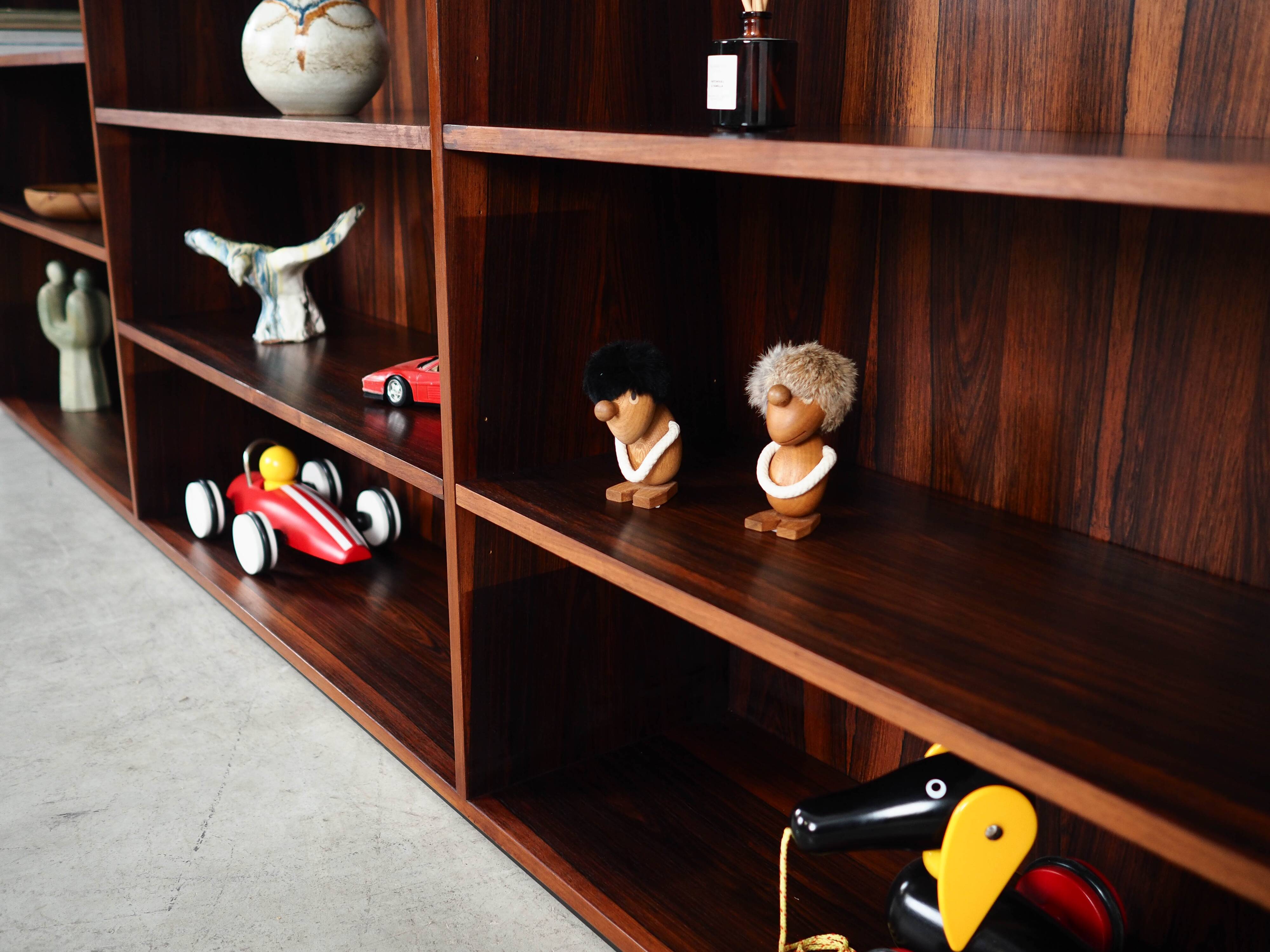 Rosewood bookcase, Danish design, 1970s, made in Denmark