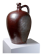Large stoneware jar with lustrous Bordeaux glaze, antique from the 1920s-30s.