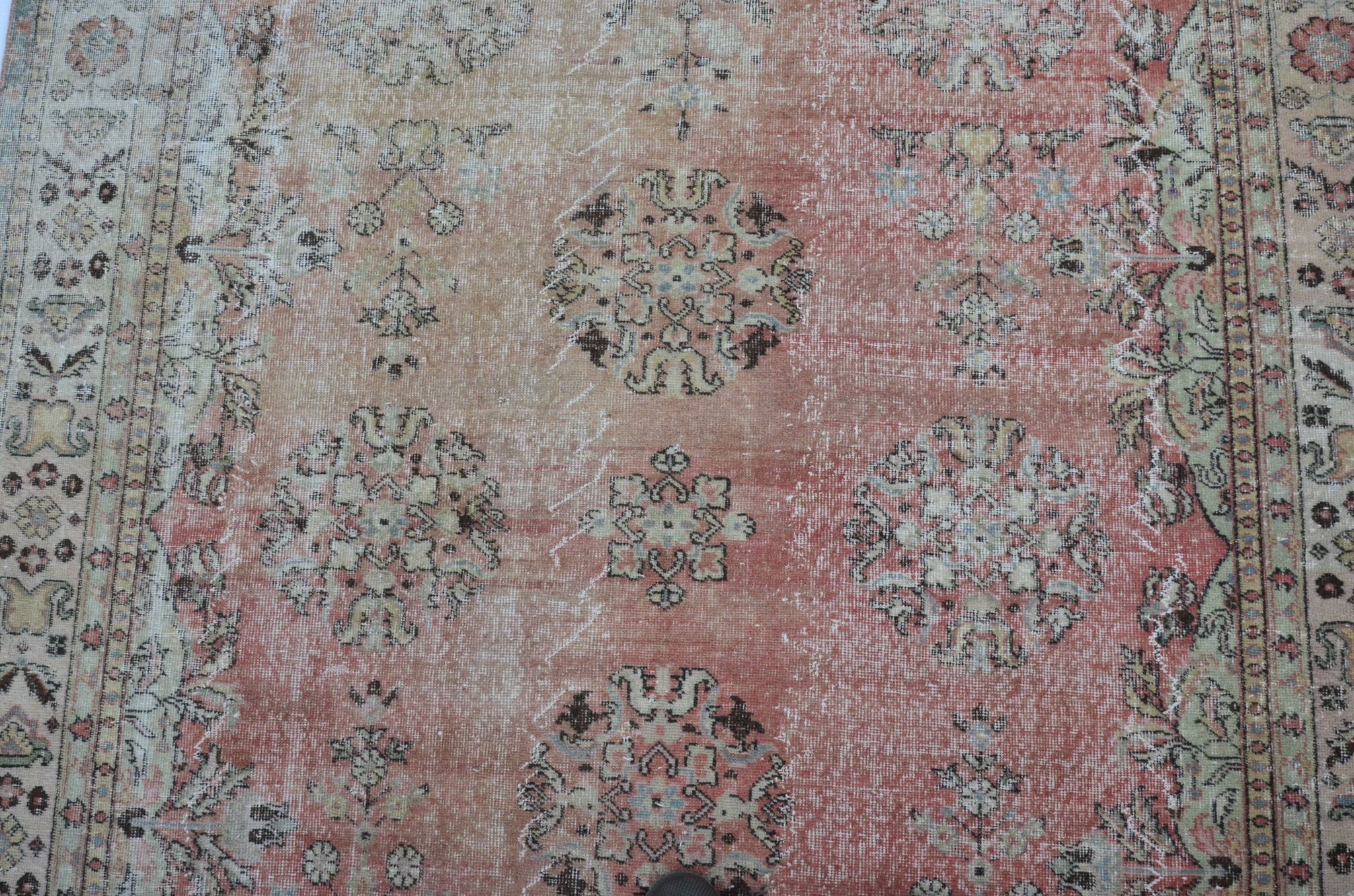 Tapis vintage turc Oushak sku 3306