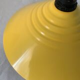 Yellow and black metal lamp