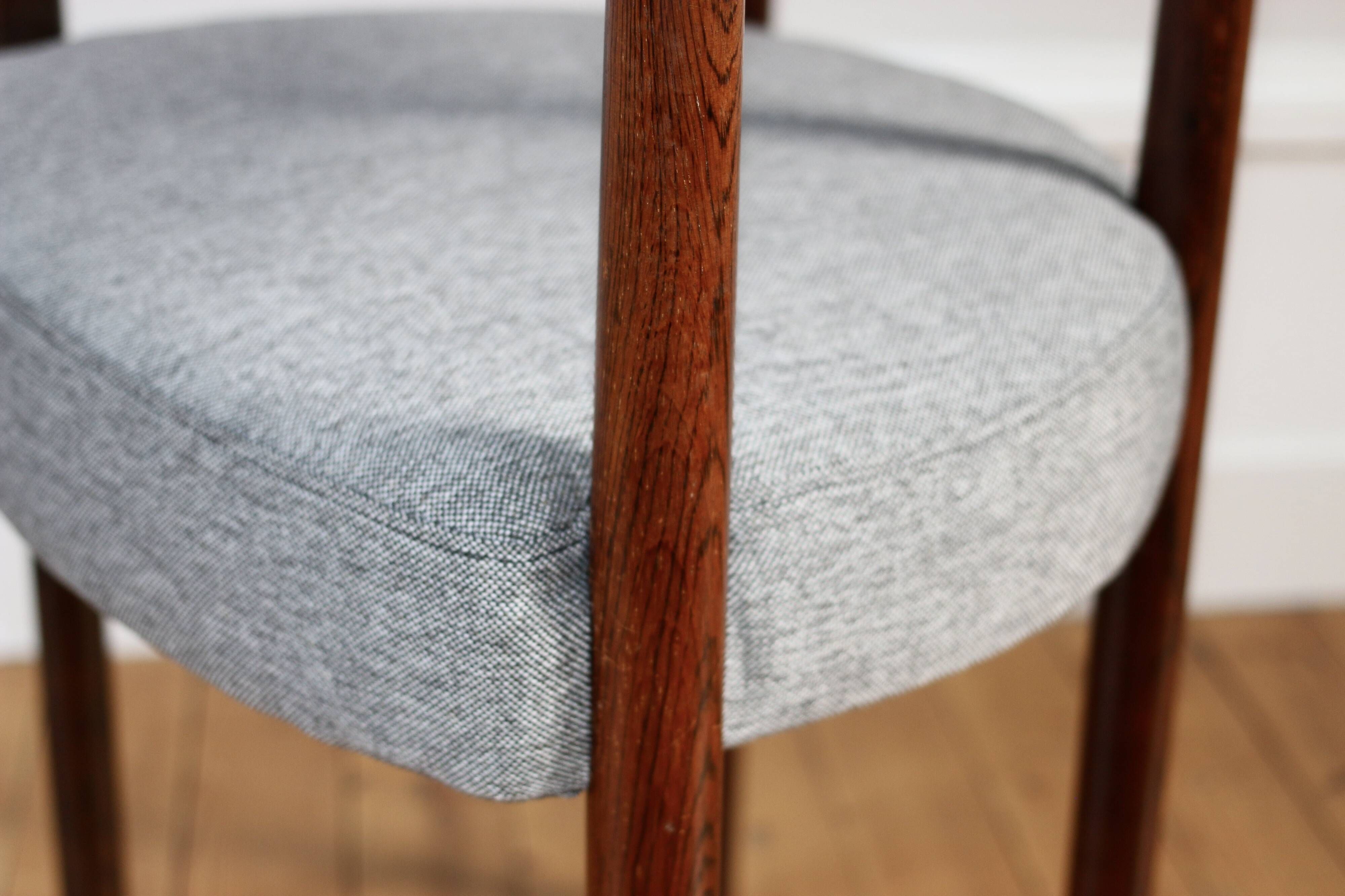 Scandinavian bridge chair in rosewood by Ole Gjerlov-Knudsen, 1960