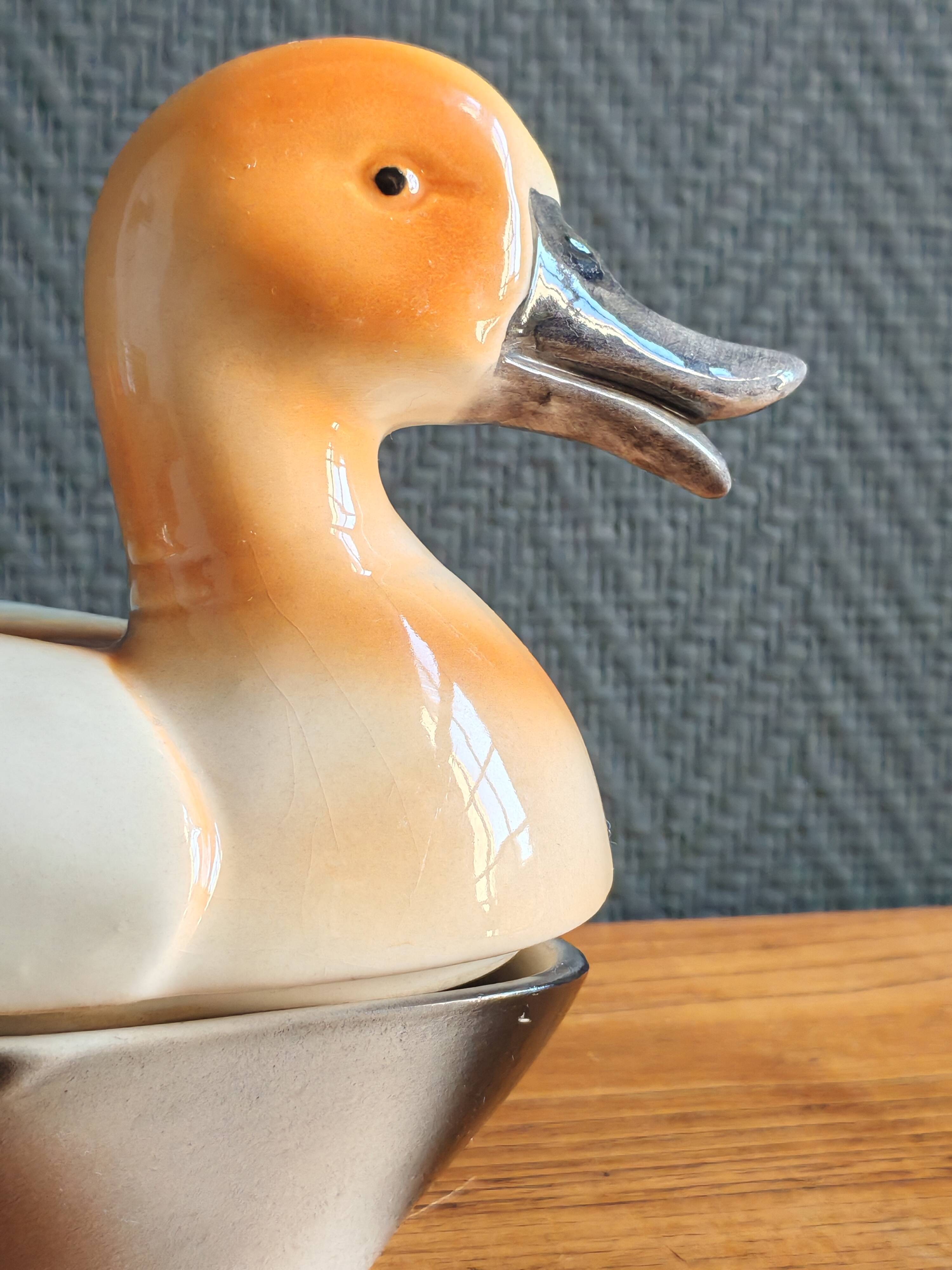Vintage Duck Terrine in Ceramic – Artisanal Foie Gras Dish