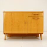 Mid-century cabinet high gloss by tatra pravenec, 1970s czechoslovakia
