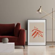Botanical illustration giclee print, 50x70
