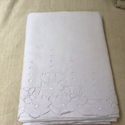 Drap Richelieu 2 personnes pur coton