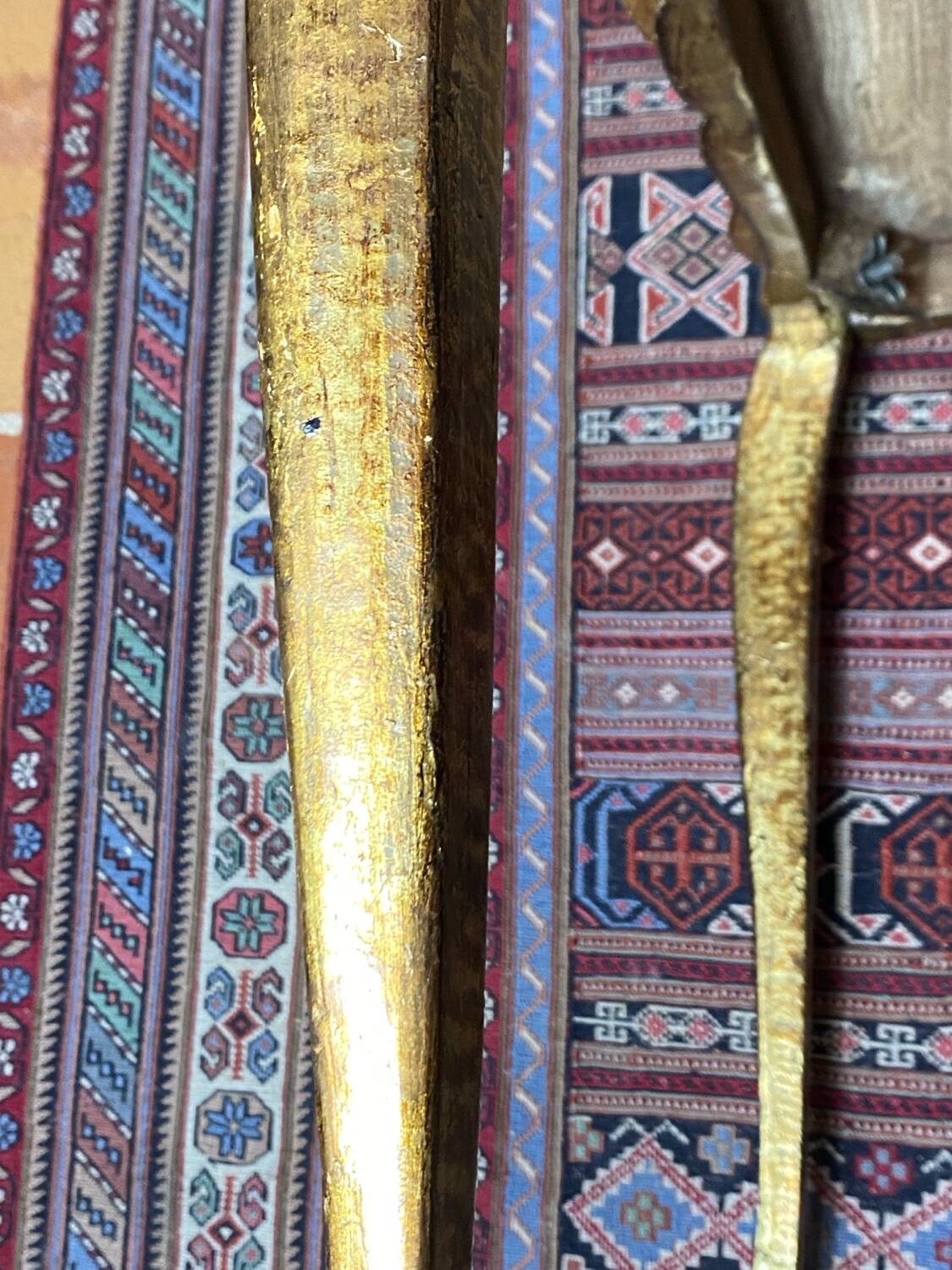 Florentine wooden side table