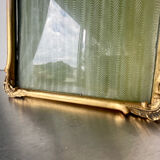 Antique art nouveau gilded picture frame