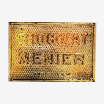 Plaque Chocolat Menier