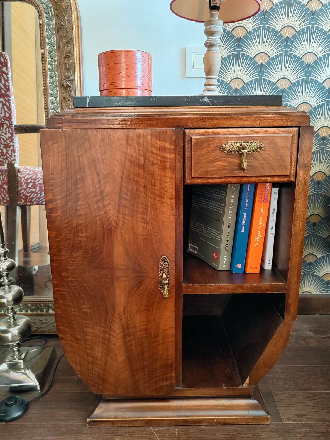 Art Deco bedside table