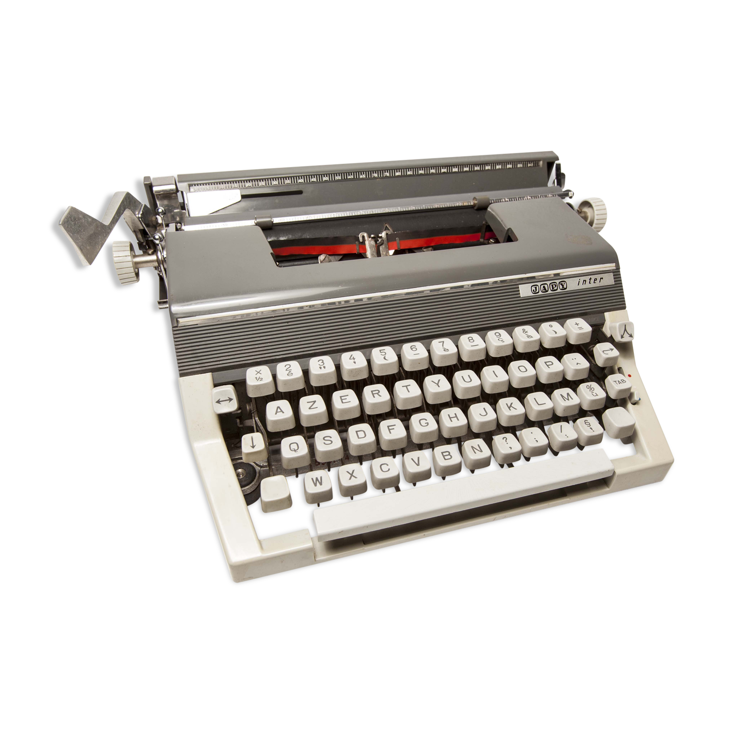 Typewriter Japy Inter with suitcase