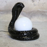 Vintage cobra snake lamp