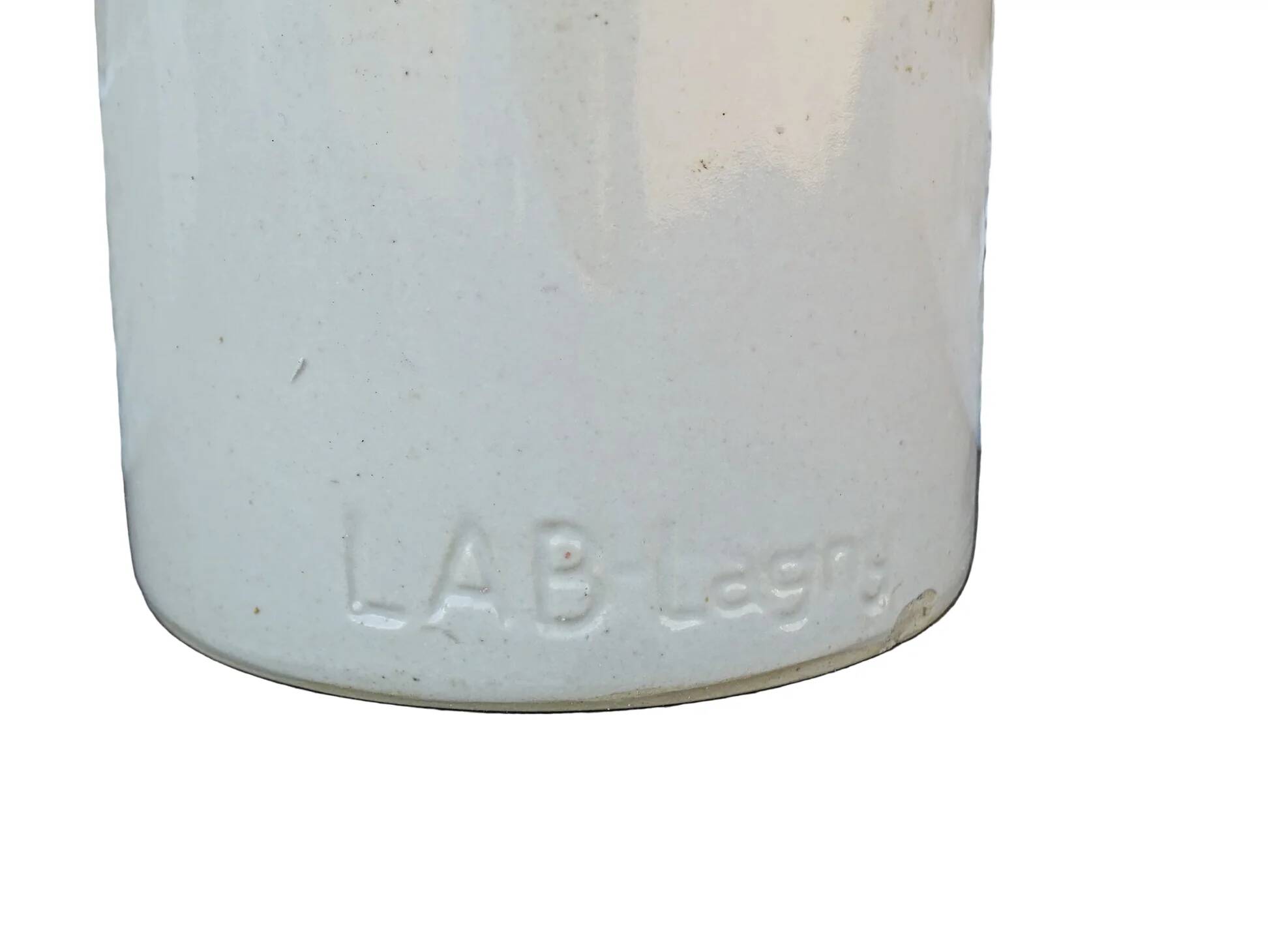 Pot à moutarde vintage français en grès