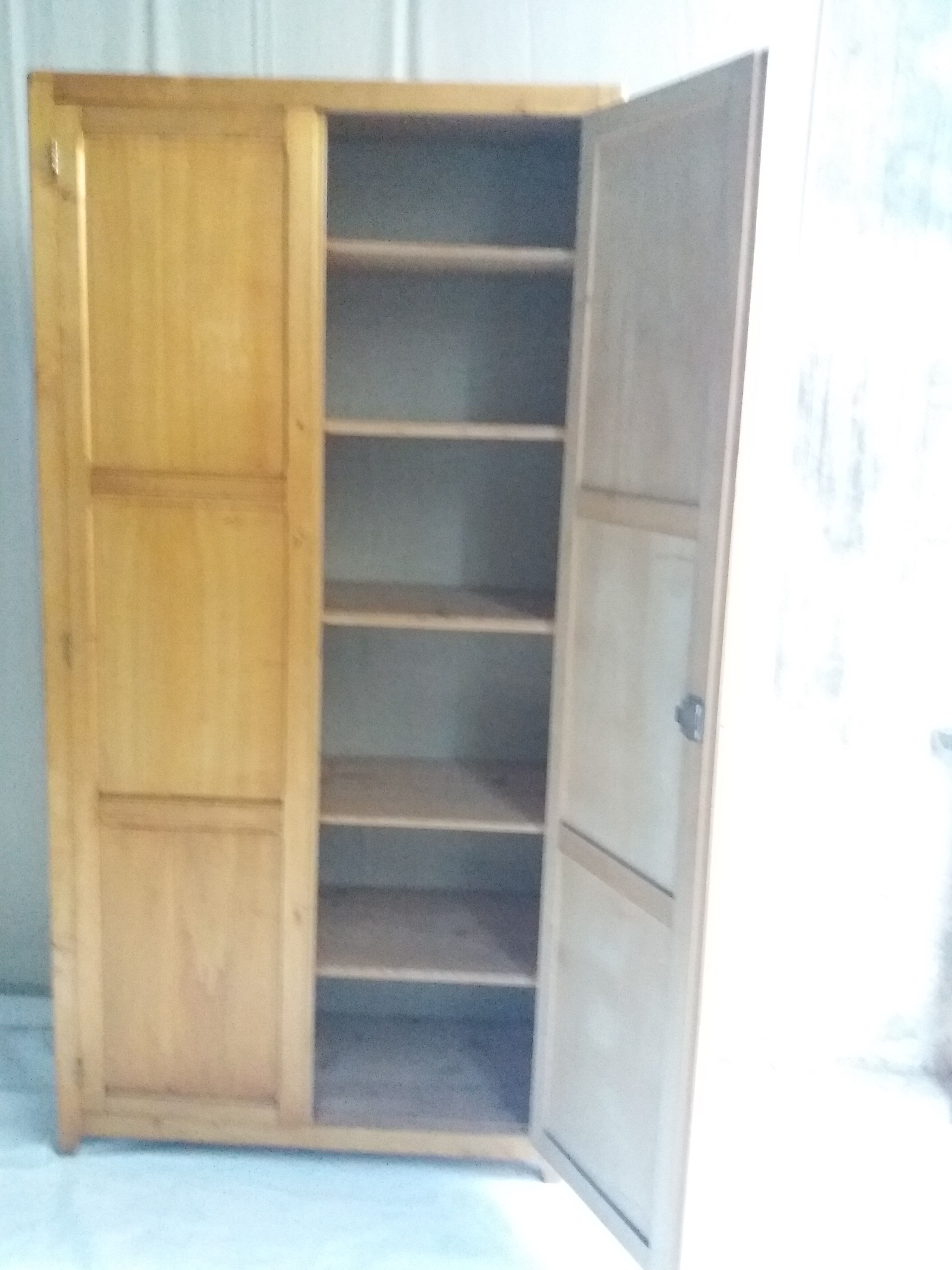 Vintage wooden wardrobe