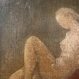 Oil on canvas female nude