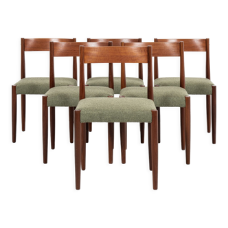 6 dining chairs in teak by Poul Volther for Frem Røjle 1960s