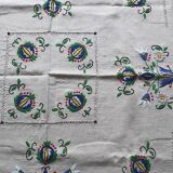 Nappe brodée main Artisanat polonais